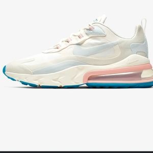 Nike Air Max 270 React (American Modern Art) Women's Shoes Size 8.5 White Pink